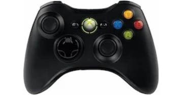 Microsoft Xbox 360 Controller Wireless Zwart (Gebruikte S..., Games en Spelcomputers, Spelcomputers | Xbox 360, Ophalen of Verzenden