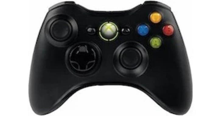 Microsoft Xbox 360 Controller Wireless Zwart (Gebruikte S..., Games en Spelcomputers, Spelcomputers | Xbox 360, Gebruikt, Ophalen of Verzenden