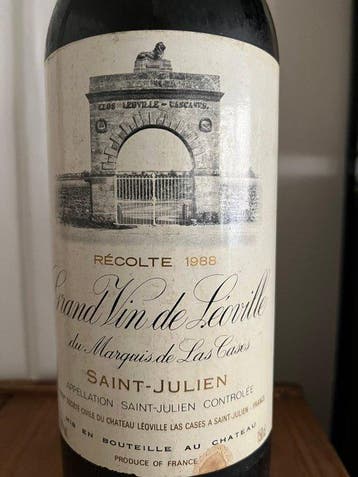 1988 Chateau Leoville-Las Cases, Grand Vin de Leoville -, Collections
