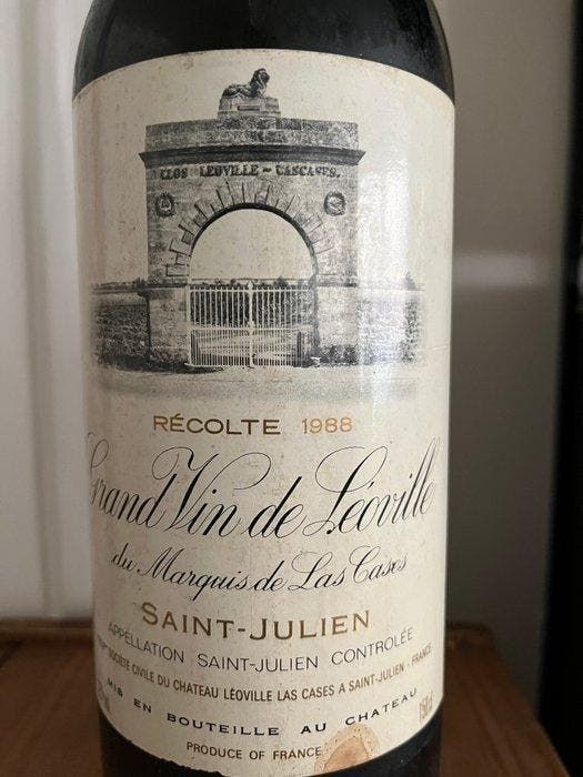 1988 Chateau Leoville-Las Cases, Grand Vin de Leoville -, Collections, Vins