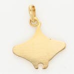 Pendentif - 18 carats Or jaune Diamant (Naturelle) - Manta