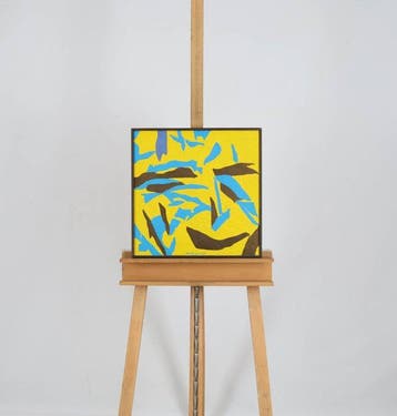 Kuno Schiefer (1948-1992) - Gesicht, Antiquités & Art, Art | Peinture | Moderne