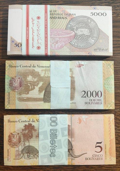 Wereld. - 300 Banknotes - 2011/2018 (Zonder minimumprijs), Timbres & Monnaies, Billets de banque | Europe | Billets non-euro