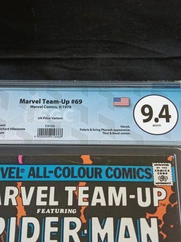 Marvel Team-Up #69 - UK Price Variant - EGC 9.4 - Featuring, Boeken, Strips | Comics, Nieuw