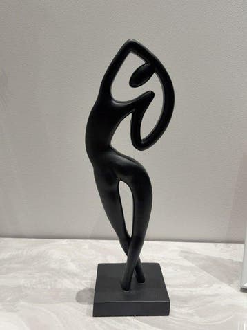 Beeldje - Abstract dancing female figure - Hars
