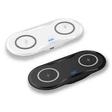 2 in 1 Qi Universele Draadloze Oplader 10W Wireless Charging, Verzenden, Nieuw