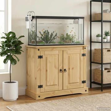 vidaXL Aquarium Stand CORONA Bruin 81,5 x 37 x 73 cm 250 kg, Dieren en Toebehoren, Verzenden, Nieuw