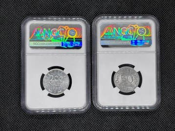 Duitsland, Weimar Republiek 50 Pfennig 1921(F) NGC MS65
