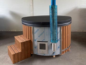 Hottub 4-5 Personen | Thermohout | Hydromassage, Verzenden, Nieuw, Vast