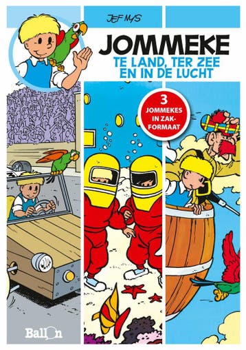 Te land, ter zee en in de lucht / Jommeke pockets / 9, Boeken, Verzenden, Gelezen, Jef Nys