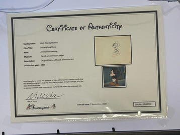 Walt Disney - Animation Drawing - 1 Originele kunst - Walt, Verzamelen, Nieuw