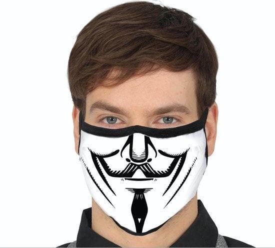 Mondkapje Herbuikbaar Incognito, Hobby en Vrije tijd, Feestartikelen, Nieuw, Verzenden