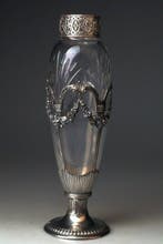 Orivit - Vase - Plaqué(e) argent, Verre