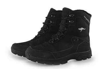 Kangaroos Veterboots in maat 42 Zwart, Kleding | Heren, Schoenen, Verzenden, Zwart, Boots, Zo goed als nieuw