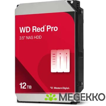 WD HDD 3.5  12TB S-ATA3 512MB WD122KFBX Red Pro, Computers en Software, Harde schijven, Verzenden, Nieuw