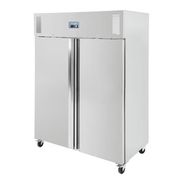 Polar U-serie professionele 2-deurs vriezer RVS 1300 liter, Verzenden, Nieuw in verpakking, Koelen en Vriezen