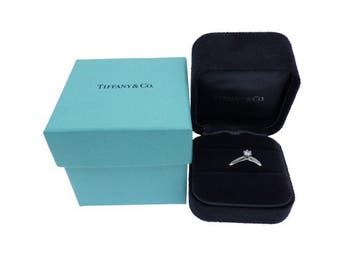 Tiffany & Co. - Ring - Solitaire Setting Diamond 0.22ct, Bijoux, Sacs & Beauté, Bagues