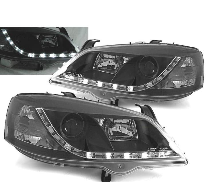 Phares Pour Opel Astra G 97-04 Daylight Noir, Auto-onderdelen, Verlichting, Verzenden
