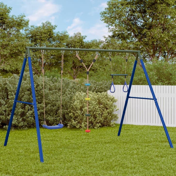 vidaXL Schommelset met schommels, trapeze en ladder, Enfants & Bébés, Jouets | Extérieur | Aires de jeux, Envoi