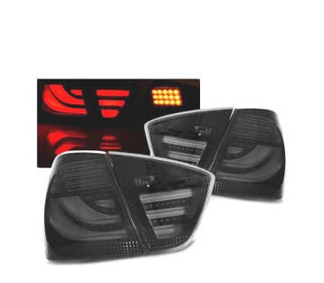 FEUX ARRIÈRE BMW E90 05-08 LED BAR NOIR FUMÉ, Verzenden, Neuf