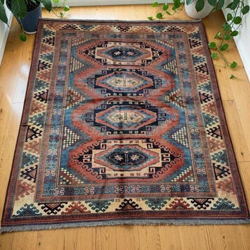 Kazak Bordjalu - Vloerkleed - 214 cm - 184 cm - Kazak, Nieuw