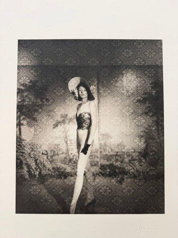 HORST P HORST - Dorian Leigh - Lingerie (Double Exposure)