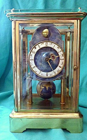 Horloge à pendule tournante et annuelle - Kaiser - Laiton et