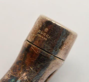 Gucci - Bracelet Argent 925 - Bracelet manchette bambou -