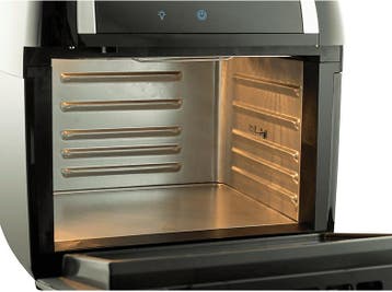 Koenic -  Kaf 121821 - Compacte Oven  12 Kg 1800 W - Zwart, Elektronische apparatuur, Verzenden, Nieuw, Airfryer, 1500 gram of meer