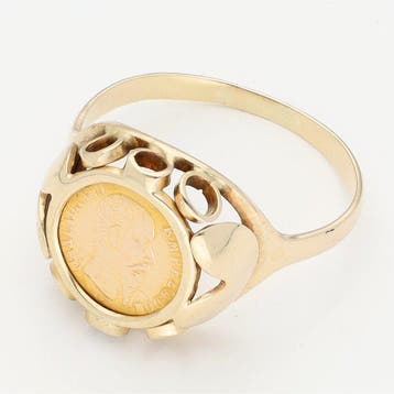 Ring - 14 karaat Geel goud, Nieuw
