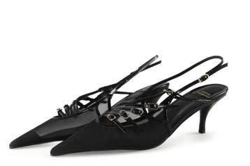 Jeffrey Campbell Slingbacks in maat 39 Zwart, Verzenden