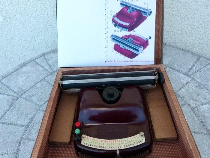 Bambino - Machine à écrire pour enfants, DDR, années, Antiek en Kunst, Kunst | Designobjecten