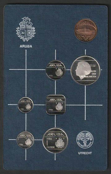 Aruba (Caraïbes néerlandaises). FDC Jaarsets 1986 t/m 1993