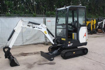 Veiling: Minigraver Bobcat E17 Diesel 2019, Ophalen