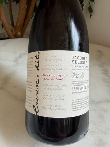 Jacques Selosse, Lieux dits Mareuil, sur Ay, Sous Le Mont -, Nieuw