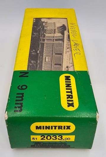Minitrix N - 2033 - Elektrische locomotief (1) - Klasse 144, Hobby en Vrije tijd, Nieuw