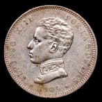 Spanje. Alfonso XII. 2 Pesetas 1882 -1905 / Madrid (2