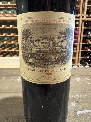 2000 Chateau Lafite Rothschild - Bordeaux, Pauillac 1er, Verzamelen, Wijnen, Nieuw