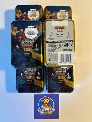 Topps - 6 Box - 6 tin box match attax 101 2019 20 2020