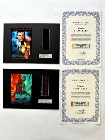 Blade Runner – Rare Set of 2 Mounted 35mm Film Cells –, Nieuw