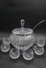 Drinkservies voor 6 (8) - Grote kristallen punchset voor 6