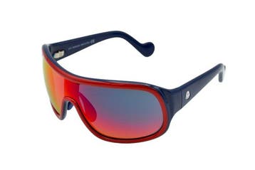 Moncler - ML0048 68C - Sport Blue Acetate Design & Screen, Nieuw