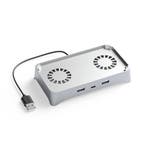 DrPhone DPR Mini SE USB Hub met 2x Ventilator – 3-in-1 USB, Verzenden