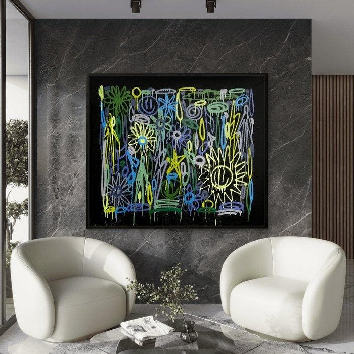 Nuno Barbedo (1983) - Sunshine vibes (XL Size Painting), Antiek en Kunst, Kunst | Schilderijen | Modern