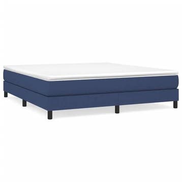 Blauw Bedframe 180x200 | -34% Retour Deal | Nu besparen, Tweepersoons, Zo goed als nieuw, 180 cm, 200 cm
