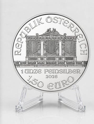 Oostenrijk. 1.5 Euro 2026 Silver Philharmonic Coin 1 oz