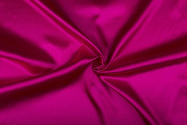 Polyster stof fuchsia - Glimmende stof 50m op rol, Hobby en Vrije tijd, Stoffen en Lappen, Verzenden