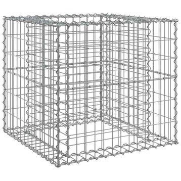 vidaXL Schanskorf 70x70x65 cm gegalvaniseerd ijzer, Tuin en Terras, Verzenden, Nieuw