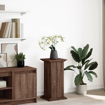 vidaXL Sokkel met opbergruimte 31x30x60 cm bewerkt hout, Verzenden