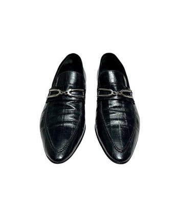 D&G - Dolce&Gabbana - Derby - Silver-tone D&G logo horsebit, Vêtements | Hommes, Chaussures